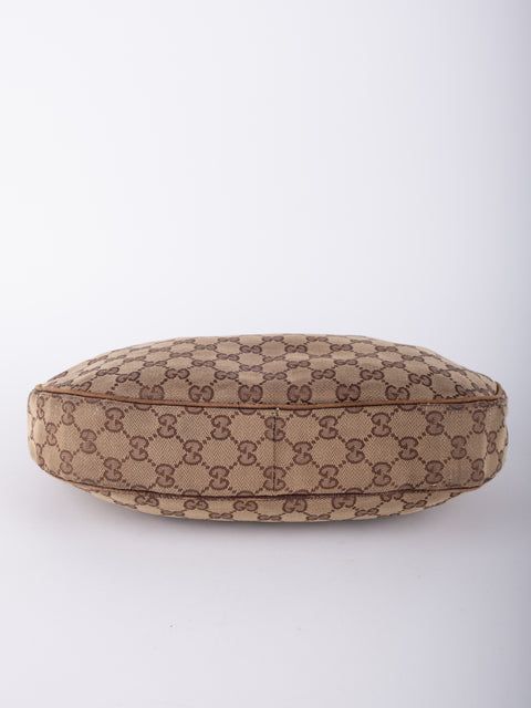 GUCCI Vintage GG Monogram Hobo Shoulder Bag