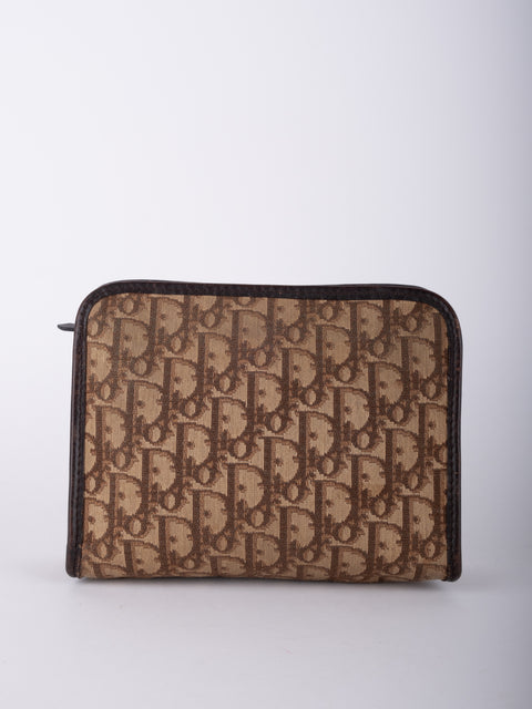 Dior Vintage Trotter Monogram Clutch