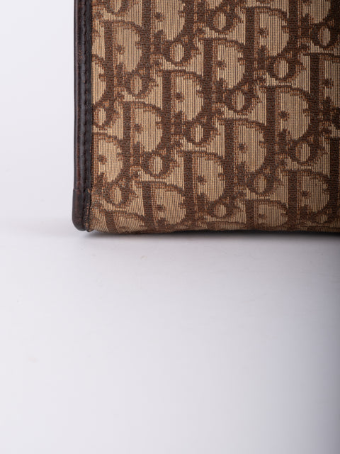 Dior Vintage Trotter Monogram Clutch