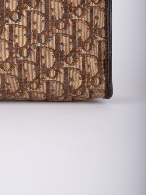 Dior Vintage Trotter Monogram Clutch