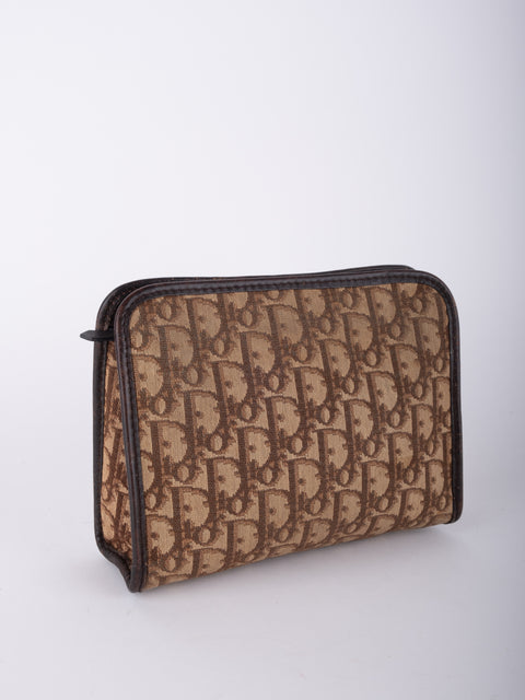 Dior Vintage Trotter Monogram Clutch