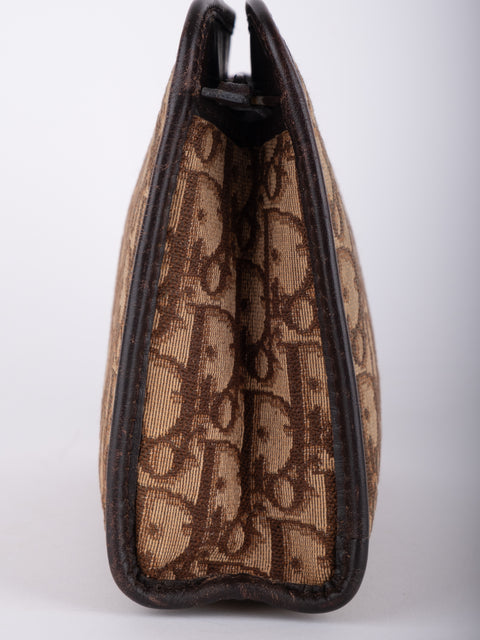Dior Vintage Trotter Monogram Clutch