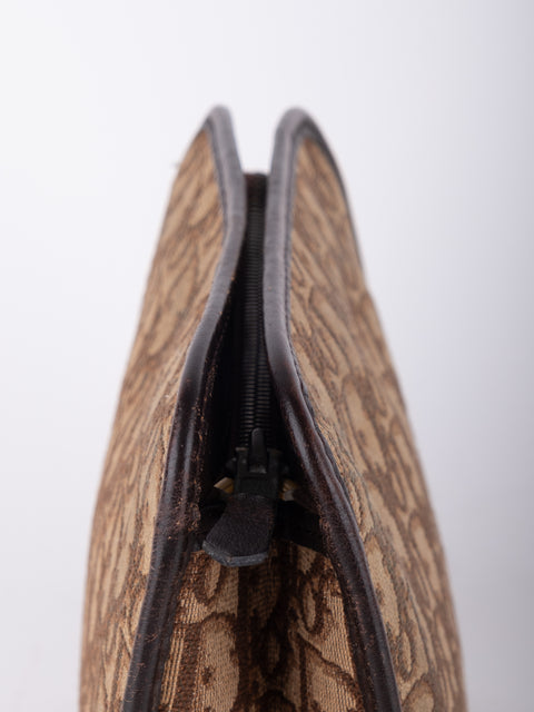 Dior Vintage Trotter Monogram Clutch