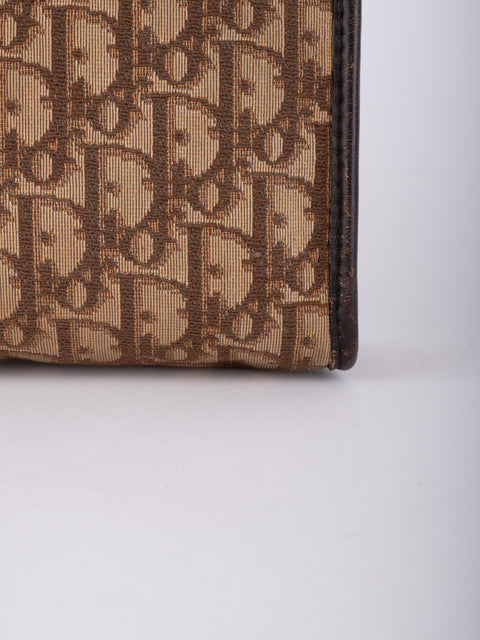 Dior Vintage Trotter Monogram Clutch