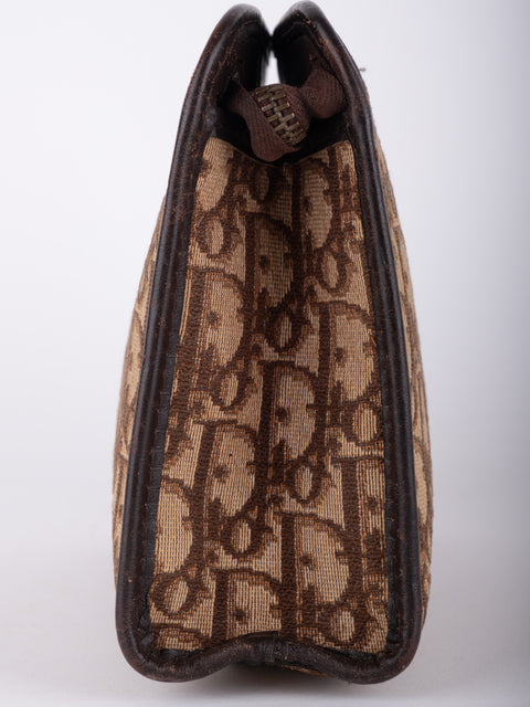 Dior Vintage Trotter Monogram Clutch