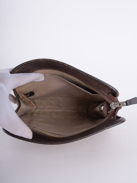 Dior Vintage Trotter Monogram Clutch