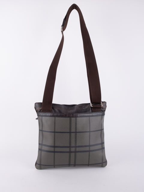 Coach Plaid Tote Bag