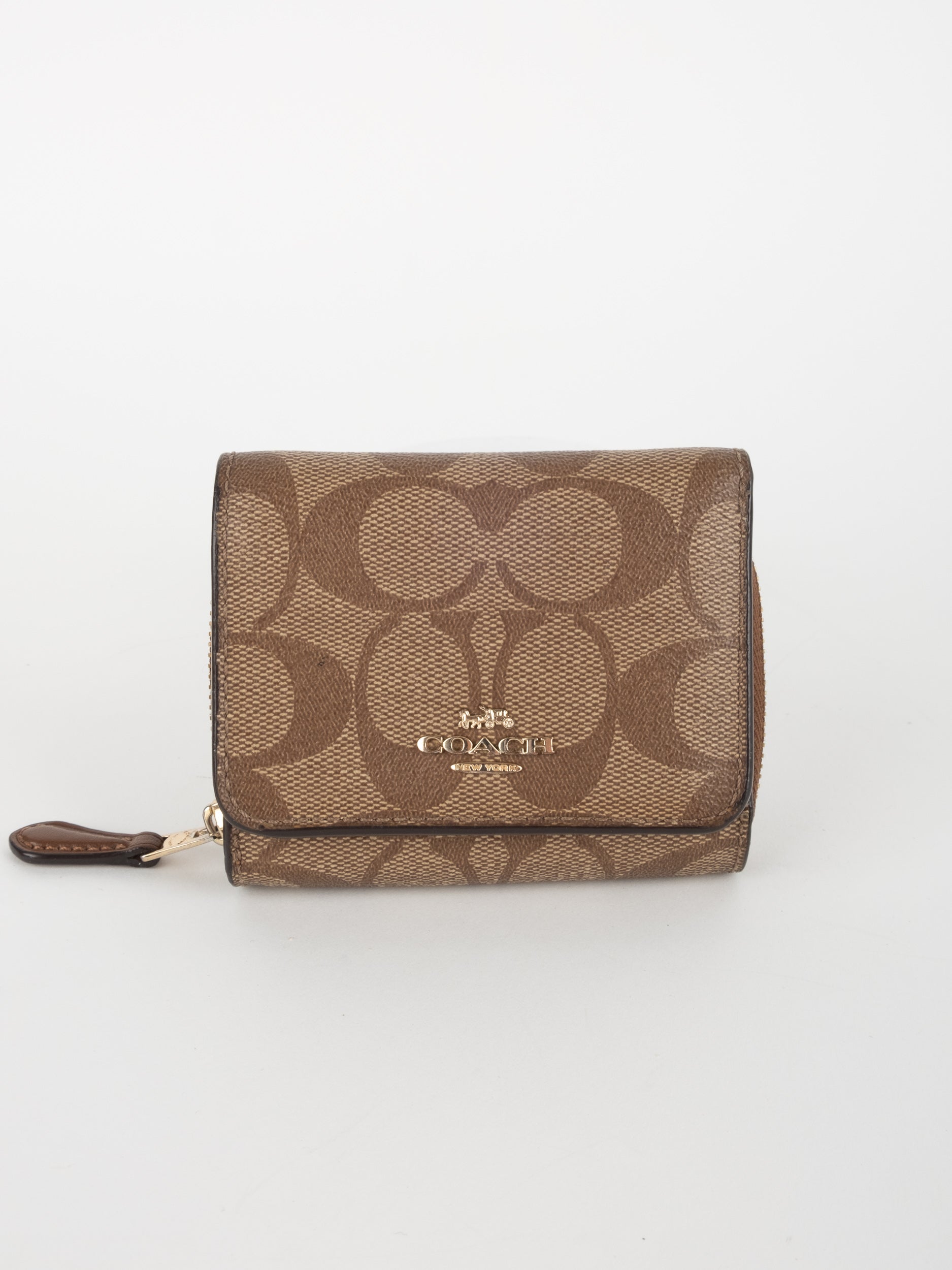 COACH Signature Wallet Beige