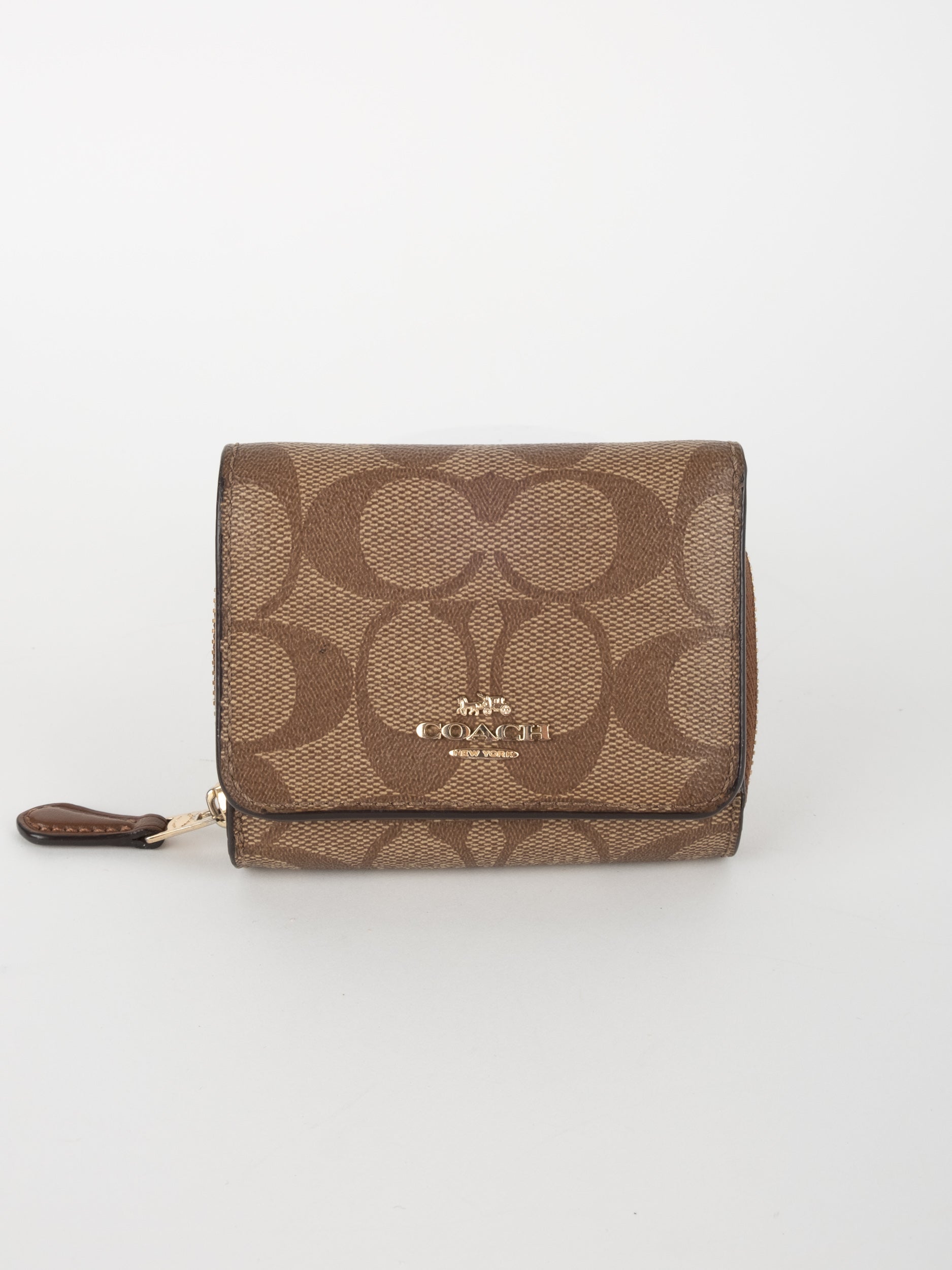 COACH Signature Wallet Beige