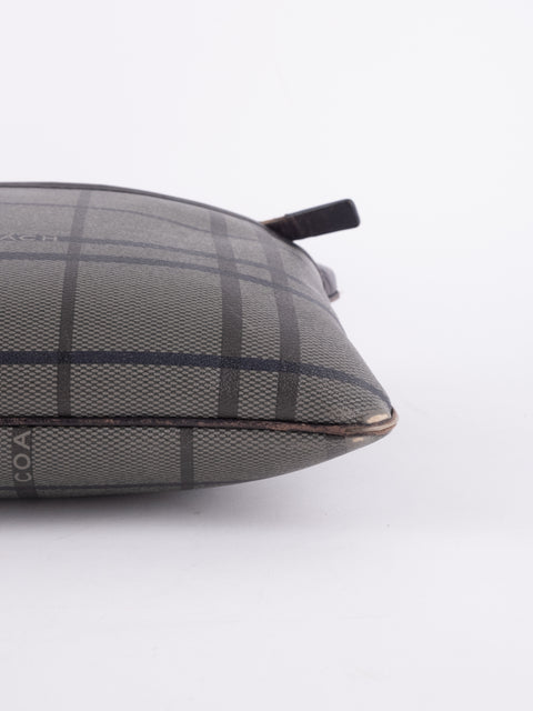 Coach Plaid Tote Bag