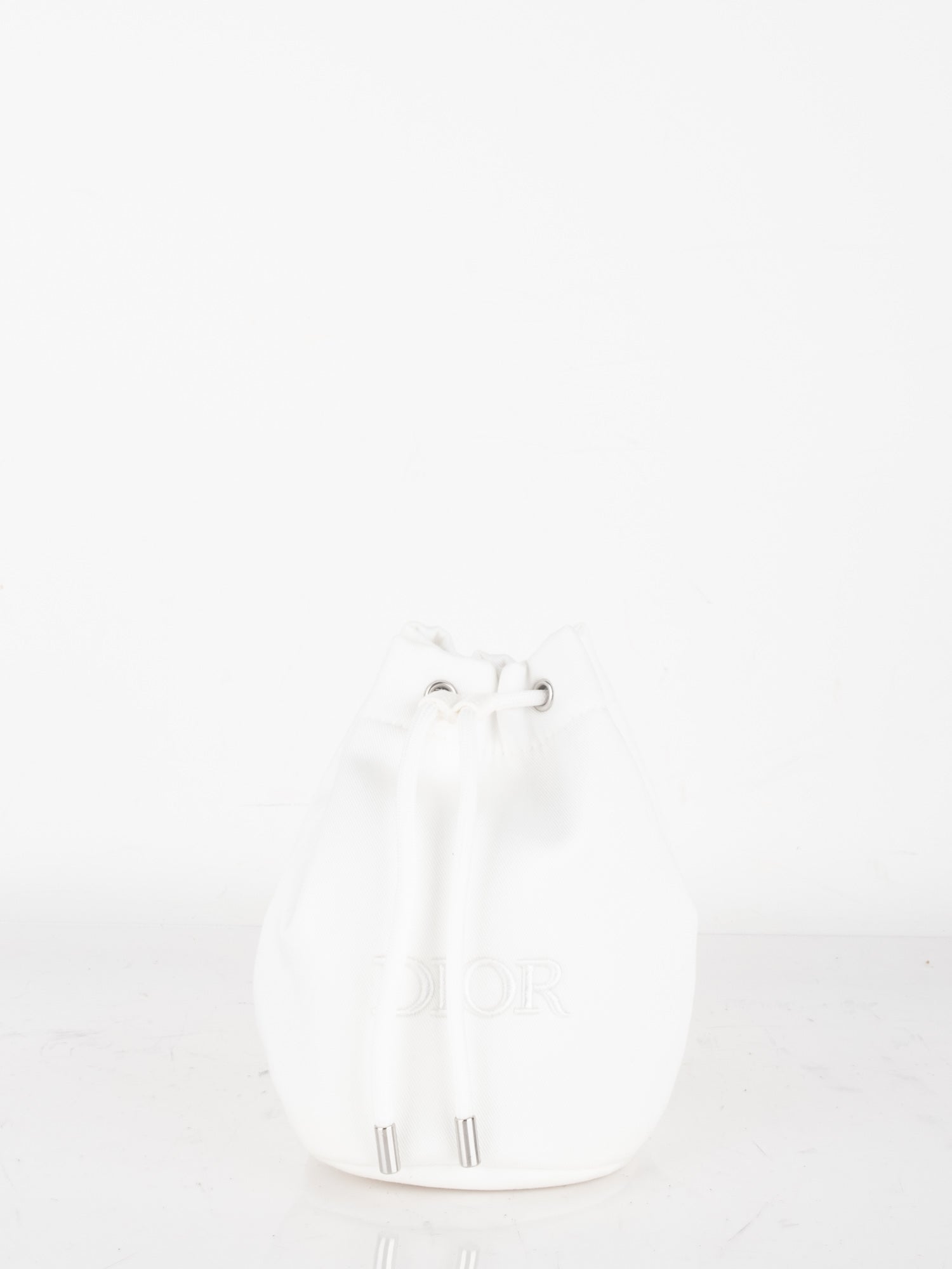 Dior White Beauty Drawstring Pouch