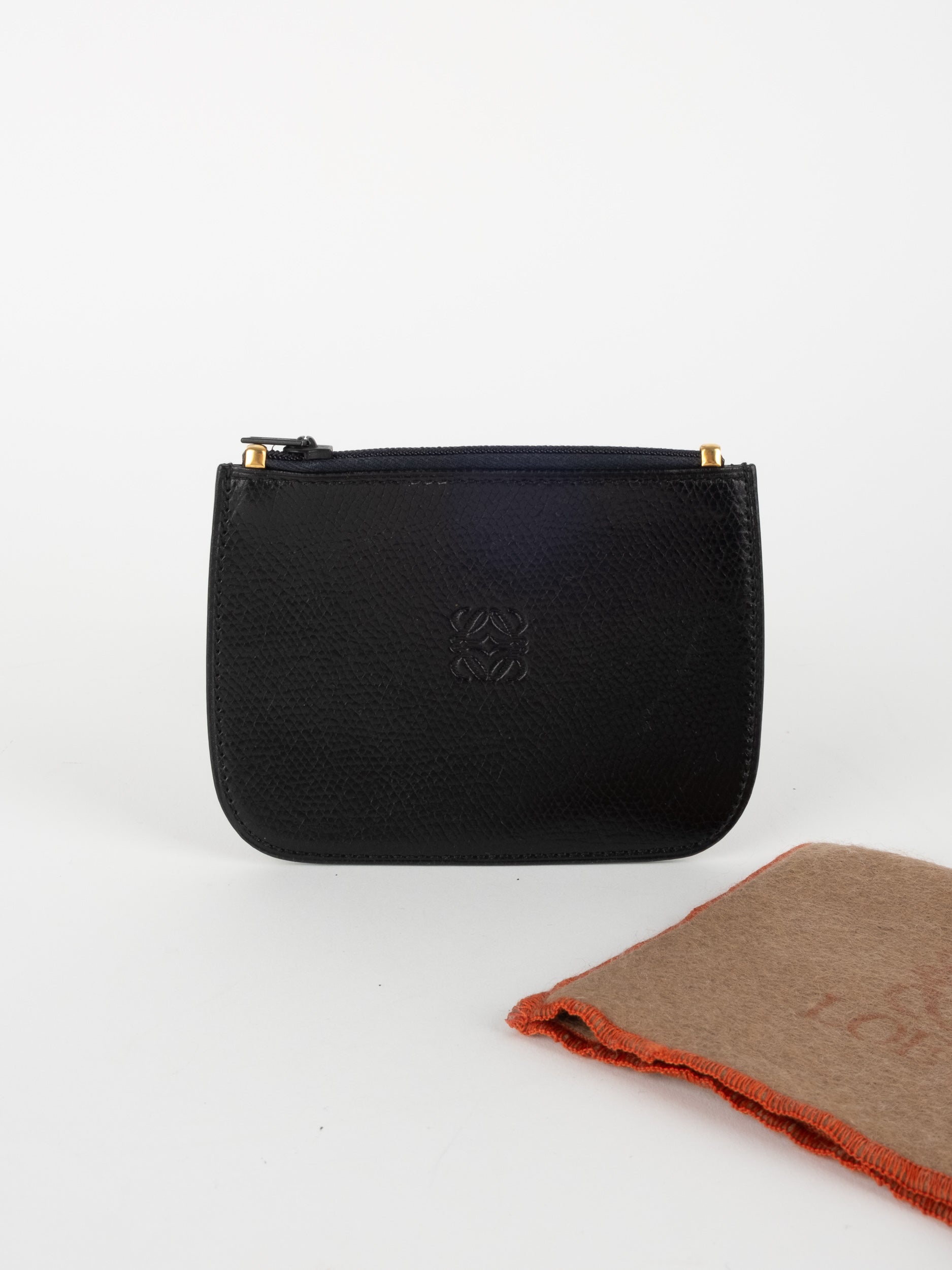 LOEWE Leather Coin Pouch Black