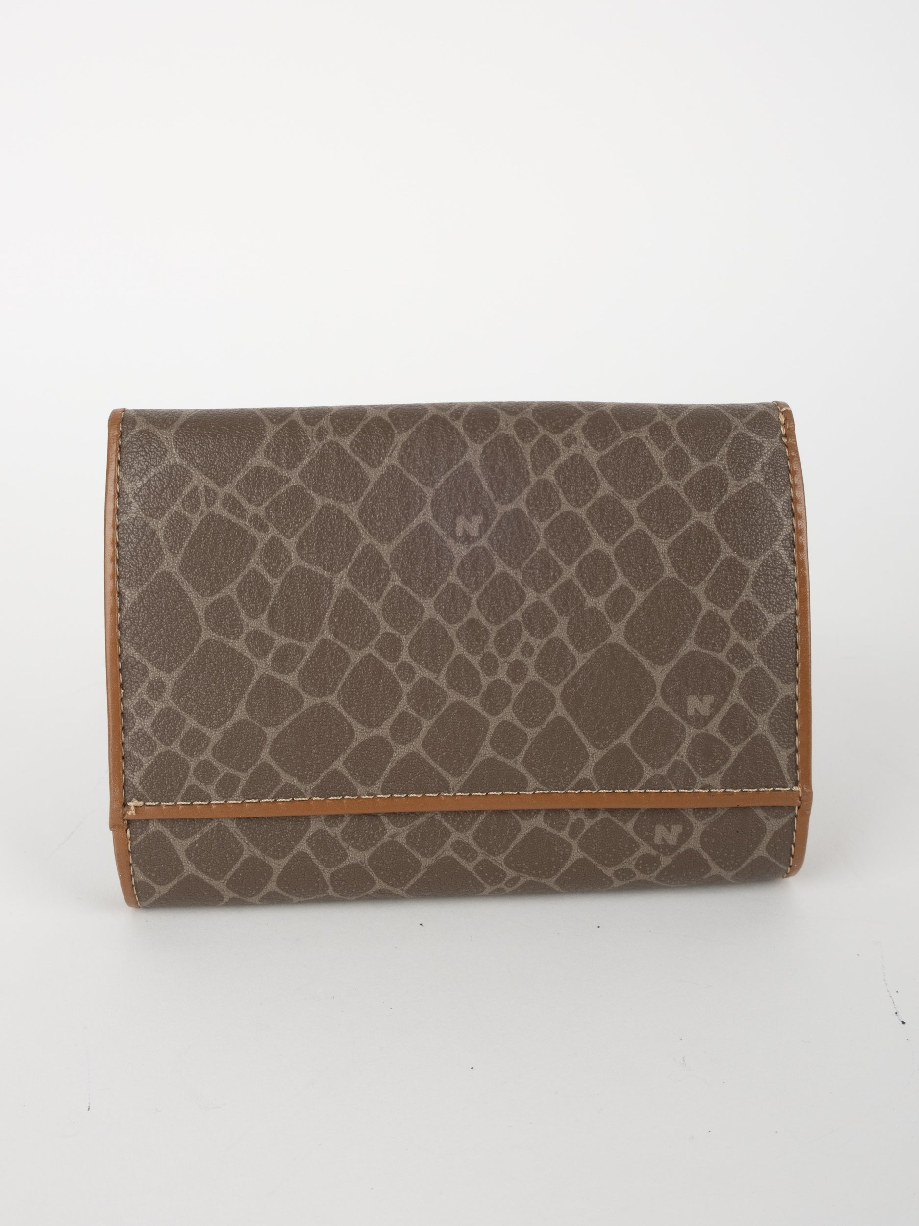 NINA RICCI Wallet Brown Pattern