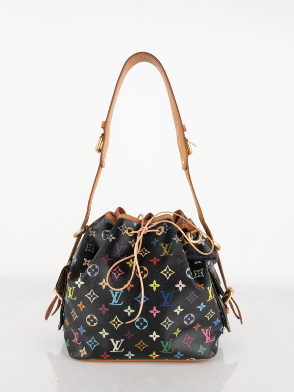 Louis Vuitton Vintage Multicolor Noé Bag – Black Monogram