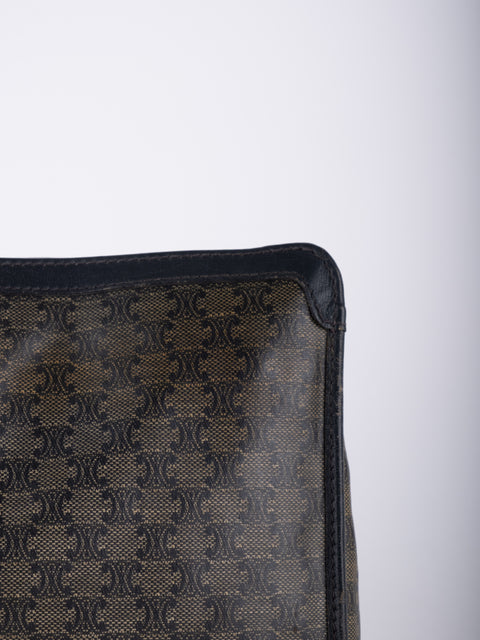 Celine Macadam Vintage Black Cosmetic Pouch