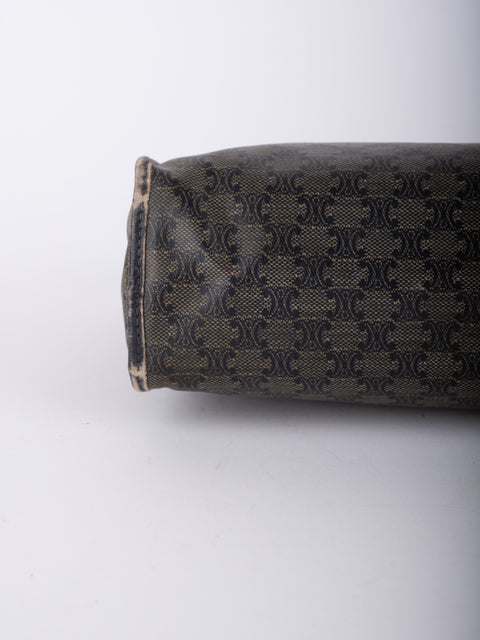 Celine Macadam Vintage Black Cosmetic Pouch