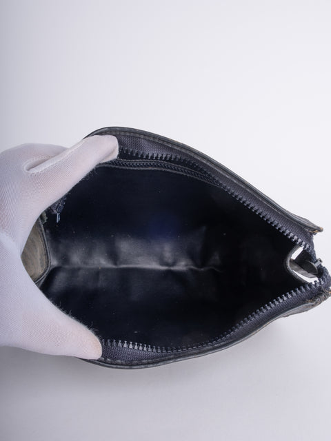 Celine Macadam Vintage Black Cosmetic Pouch