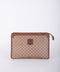 Celine Macadam Vintage Beige Zip Pouch
