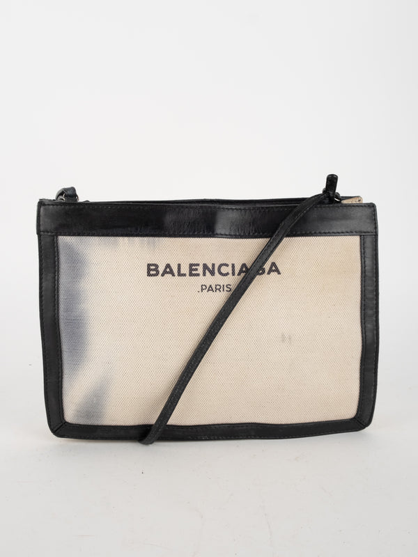 BALENCIAGA Canvas Crossbody Bag