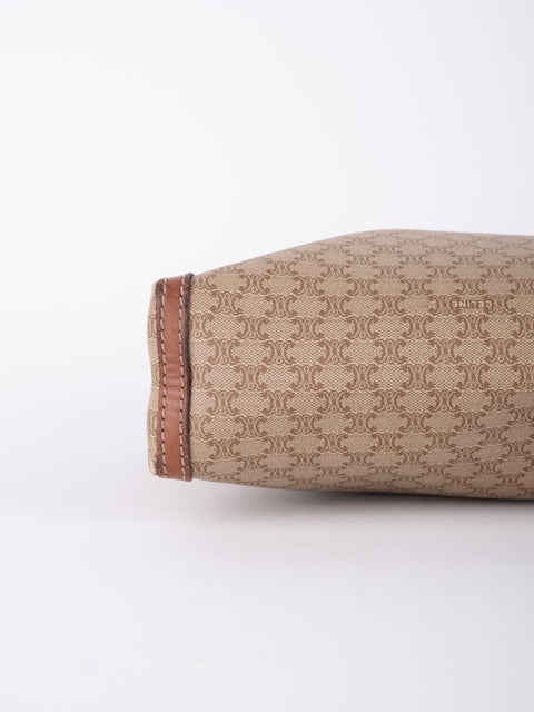 Celine Macadam Vintage Beige Clutch Bag