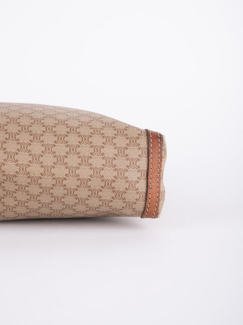 Celine Macadam Vintage Beige Clutch Bag