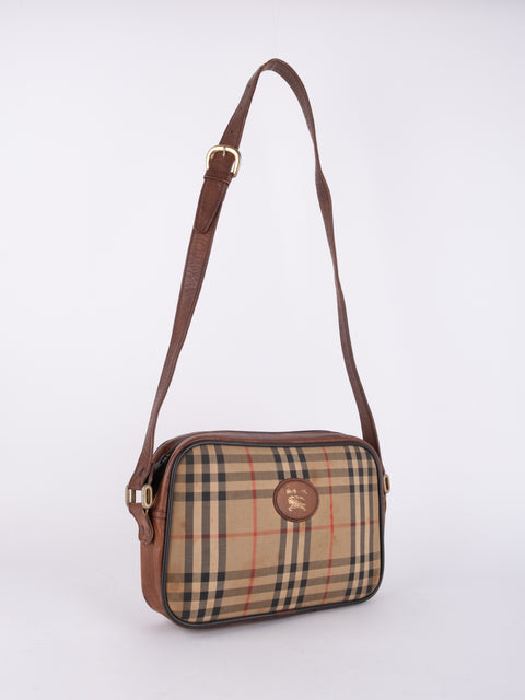 Burberry Vintage Nova Check Mini Shoulder Bag