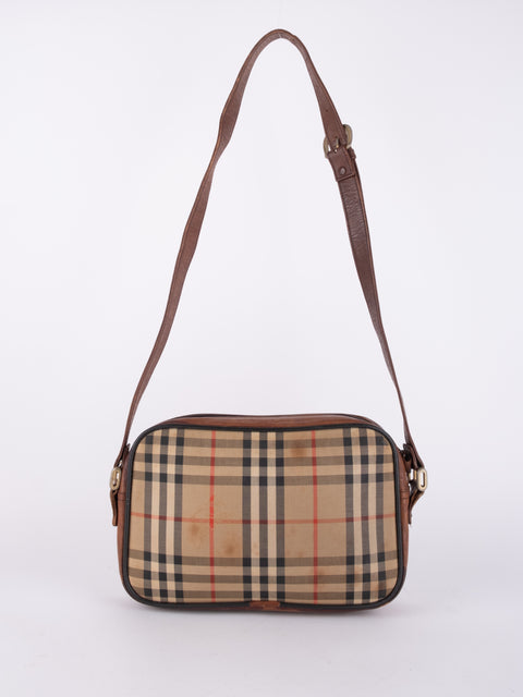 Burberry Vintage Nova Check Mini Shoulder Bag