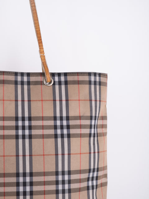 Burberry Nova Check Tote Bag