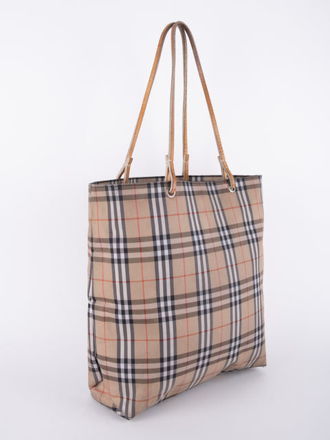 Burberry Nova Check Tote Bag