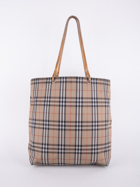 Burberry Nova Check Tote Bag