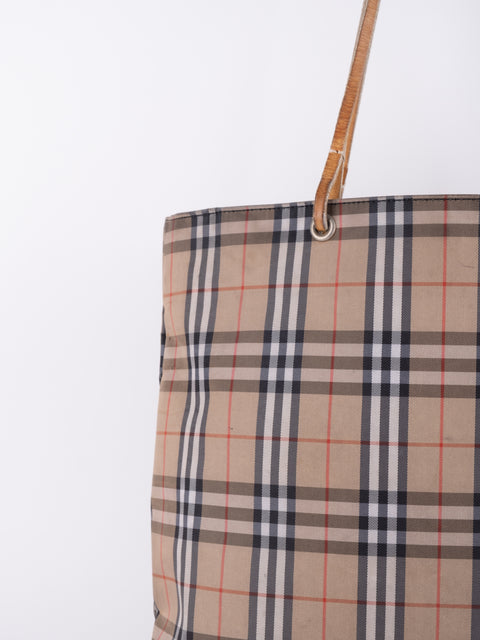 Burberry Nova Check Tote Bag