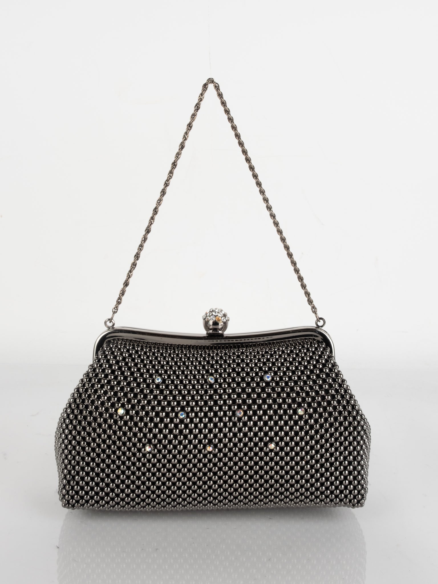 Vintage Crystal Mesh Evening Bag