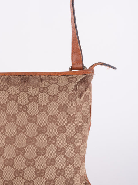 Gucci Vintage GG Canvas Crossbody Bag