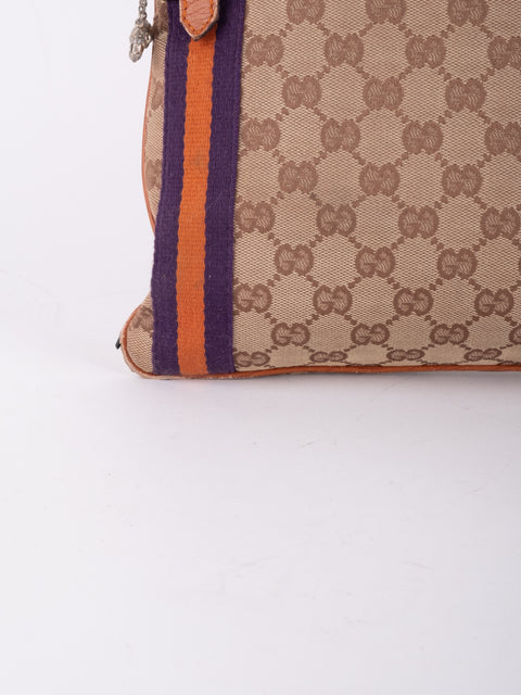 Gucci Vintage GG Canvas Crossbody Bag