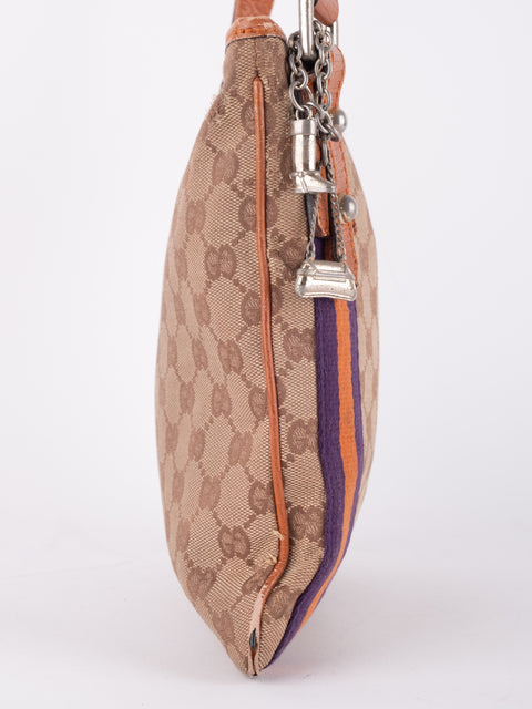 Gucci Vintage GG Canvas Crossbody Bag