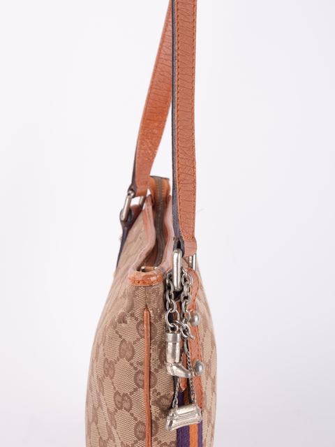 Gucci Vintage GG Canvas Crossbody Bag