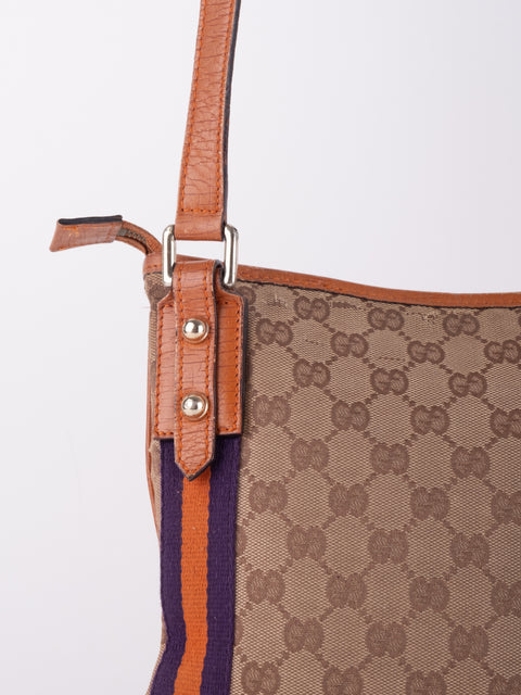 Gucci Vintage GG Canvas Crossbody Bag