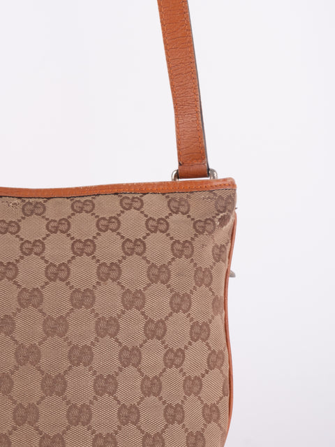Gucci Vintage GG Canvas Crossbody Bag