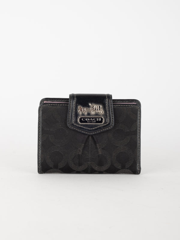 Coach Signature Compact Wallet