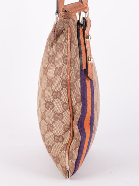 Gucci Vintage GG Canvas Crossbody Bag