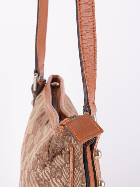 Gucci Vintage GG Canvas Crossbody Bag