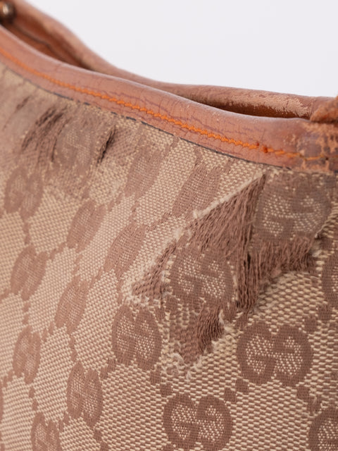 Gucci Vintage GG Canvas Crossbody Bag