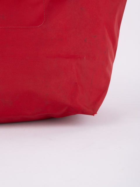 LONGCHAMP Vintage Le Pliage Coral Red Medium Handbag