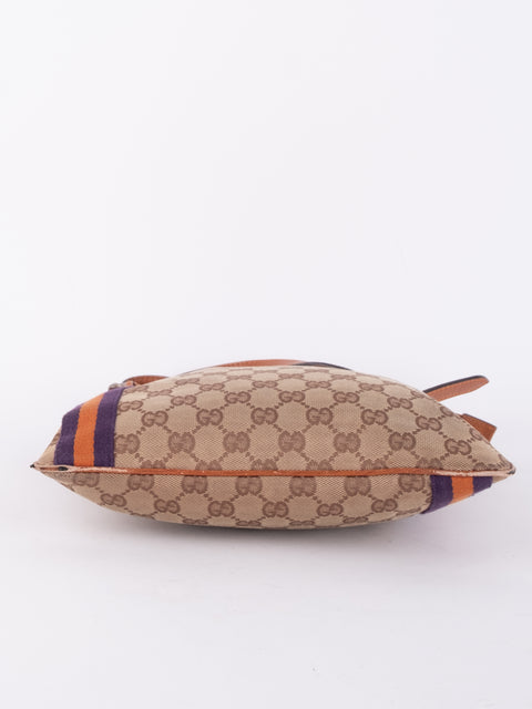 Gucci Vintage GG Canvas Crossbody Bag