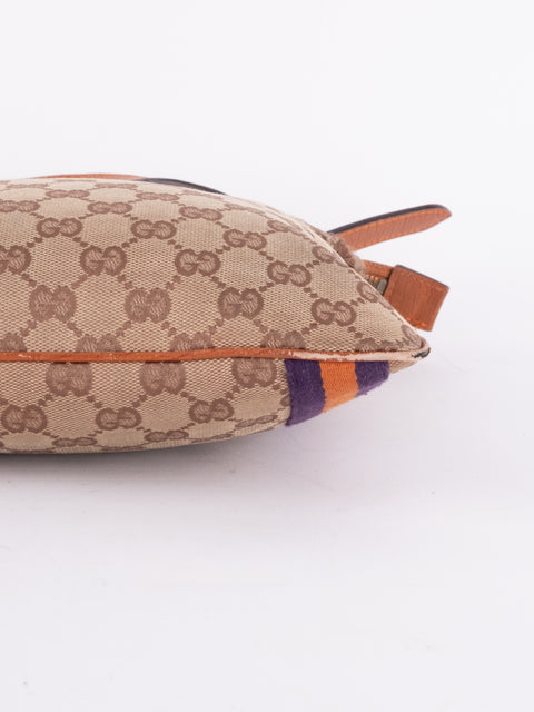Gucci Vintage GG Canvas Crossbody Bag