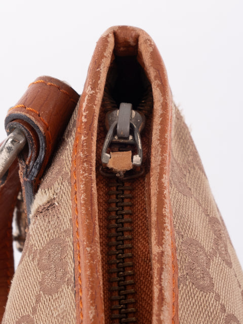 Gucci Vintage GG Canvas Crossbody Bag