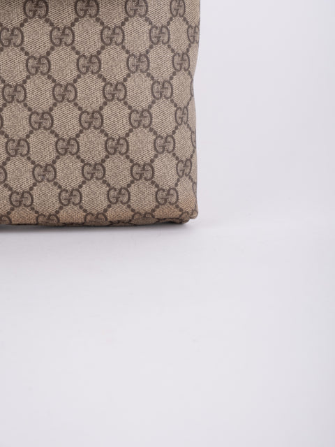 Gucci GG Vintage Beige Flap Crossbody Bag