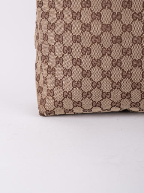 Gucci Vintage GG Canvas Shoulder Bag