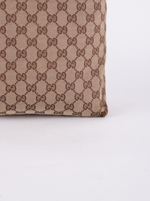 Gucci Vintage GG Canvas Shoulder Bag