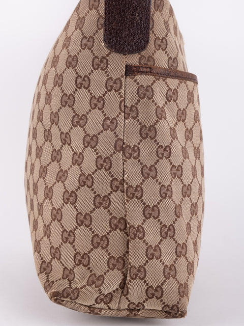 Gucci Vintage GG Canvas Shoulder Bag